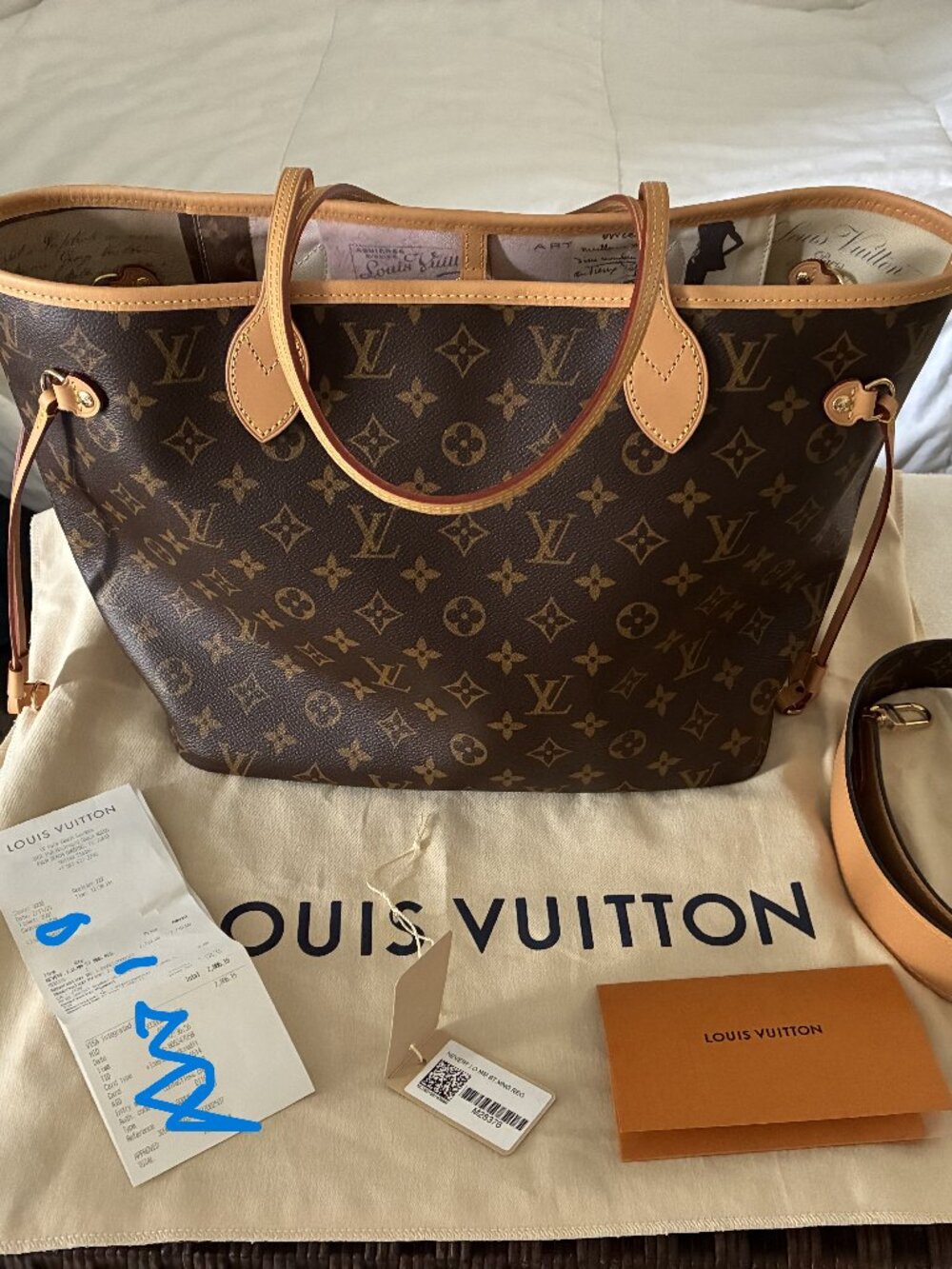 Louis Vuitton Neverfull MM Inside/Out-EUC